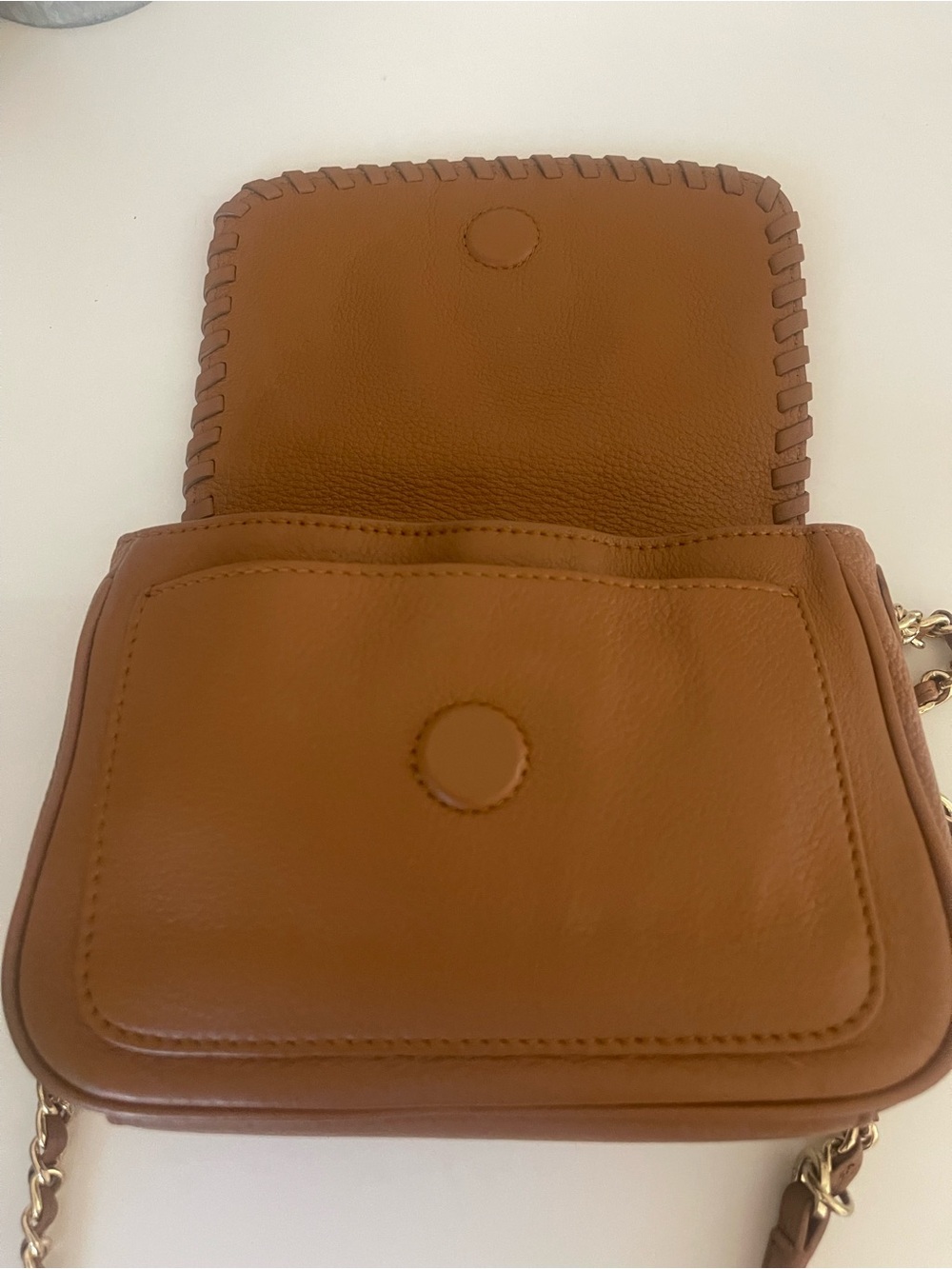 Tory Burch Saddle Brown Leather  Crossbody - Picture 9 of 16
